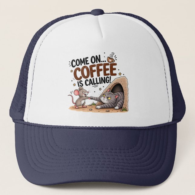 Rolig kaffemössa för kaffeälskare keps (Framsida)