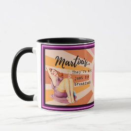 Rolig kaffemugg Bästa vän present "Martinis"