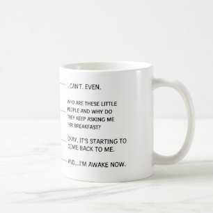 Rolig kaffemugg för (den generiska) mamman eller