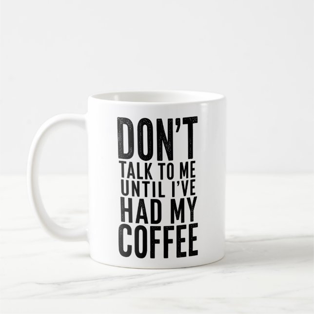 Rolig Kaffemugg För Kaffeälskare Present (Vänster)