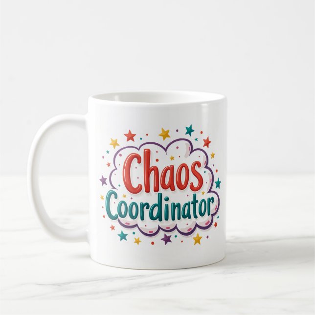 Rolig kaffemugg för kaoskoordinator (Vänster)