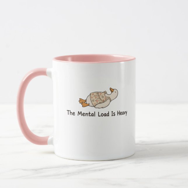 Rolig kaffemugg för mammor Överstimulerad moderska (Vänster)
