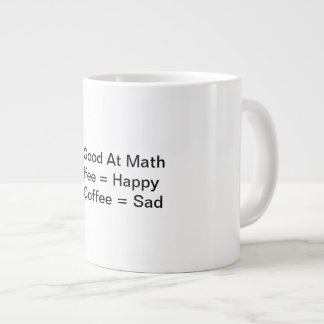 Rolig kaffemugg för människor med humor jumbo mugg