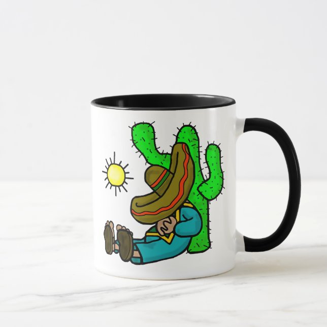 Rolig kaffemugg för mexicansk Siesta som ska (Höger)