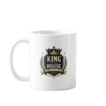 Rolig kaffemugg för pappor med kunglig design