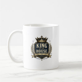 Rolig kaffemugg för pappor med kunglig design