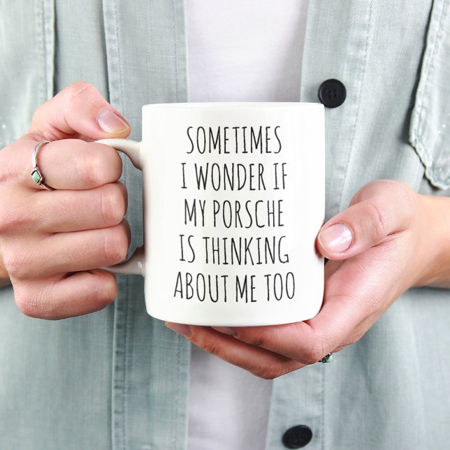 Rolig kaffemugg för Porsche-älskare Present till b (Skapare uppladdad)