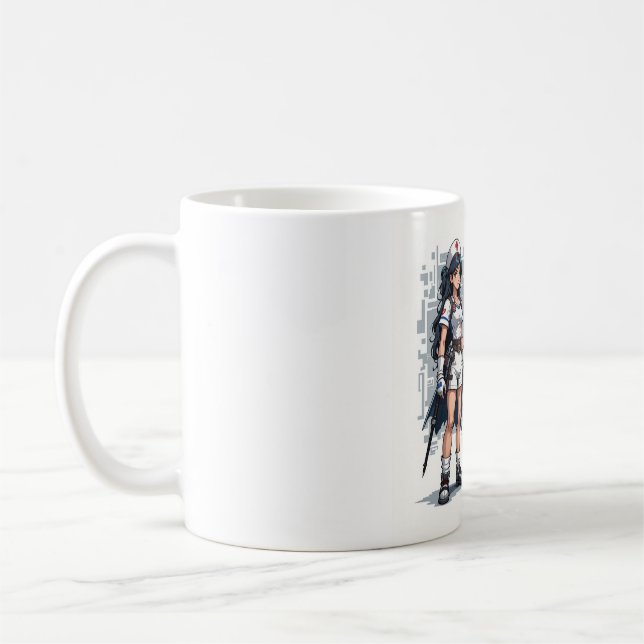 Rolig kaffemugg för sjuksköterskor — Sarksatisk pr (Vänster)
