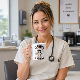 Rolig kaffemugg för sjuksköterskor som present til