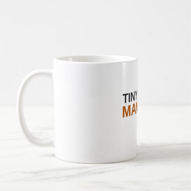 Rolig kaffemugg för småbarnschef (Vänster)