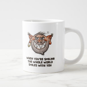 Rolig kaffemugg jumbo mugg