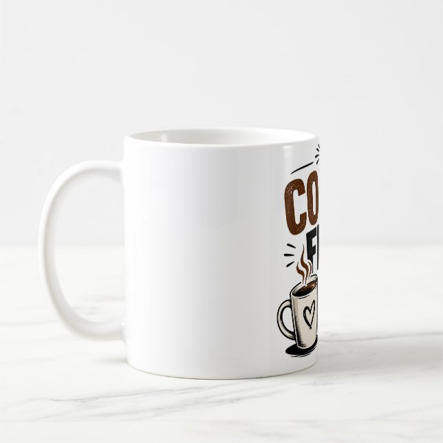 Rolig kaffemugg – Kaffe först, människor senare –  (Vänster)