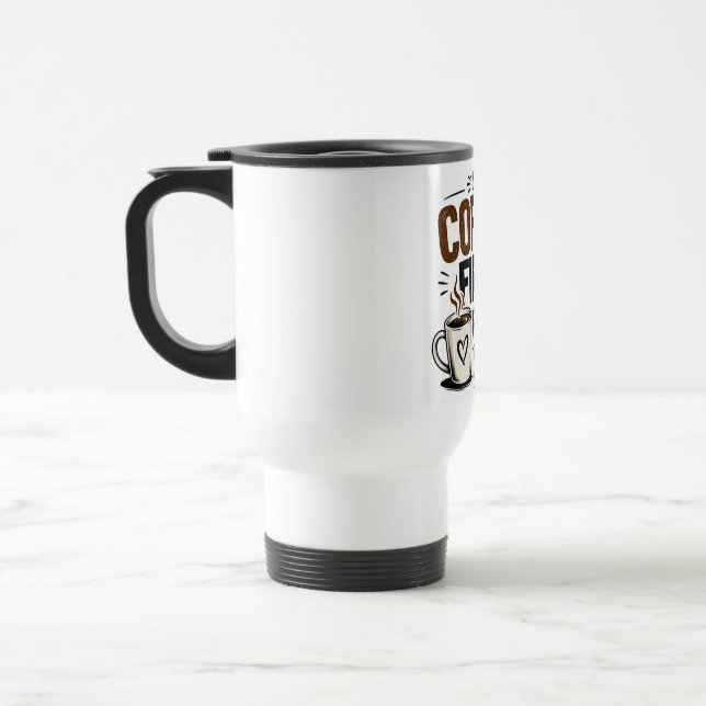 Rolig kaffemugg – Kaffe först, människor senare –  (Vänster)