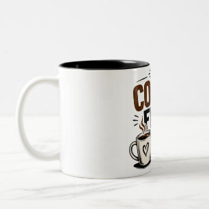 Rolig kaffemugg – Kaffe först människor senare – K