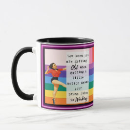 Rolig kaffemugg present till bästa vän "Prune"