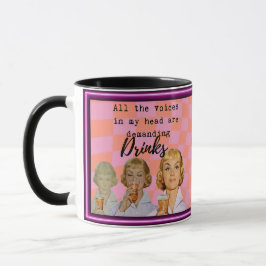 Rolig kaffemugg present till bästa vän "Röster"