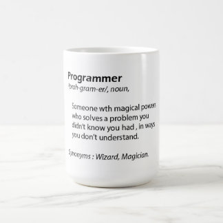 Rolig kaffemugg - programmeraredefinition -