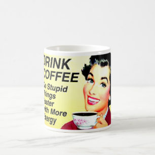 ROLIG KAFFEMUGG, VINTAGE KAFFEMUGG