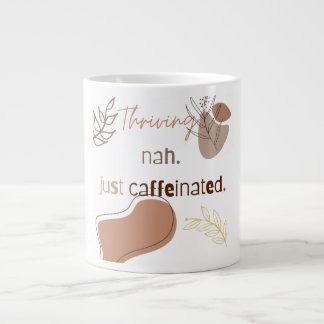 Rolig kaffemugge för trötta själar jumbo mugg