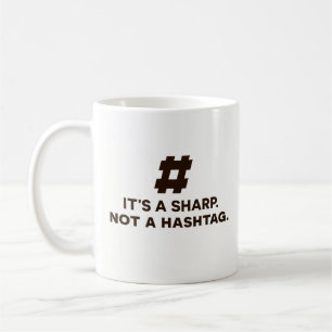 Rolig kaffemugggåva - det är en kor, inte Hashta Kaffemugg