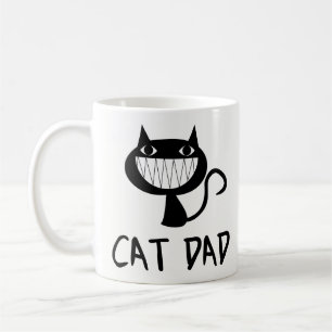 Rolig kaffemugggåva - kattpappa - kaffeälskaremu kaffemugg