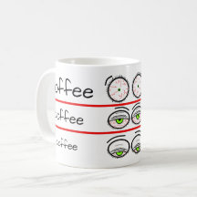 Rolig kaffestämningsdesign