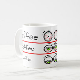 Rolig kaffestämningsdesign kaffemugg