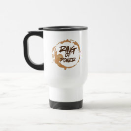 Rolig kaffestänk för kaffeförälskares citatring av resemugg