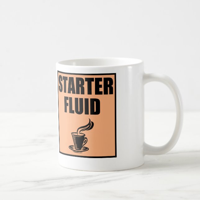 Rolig kaffestartknappvätska kaffemugg (Höger)