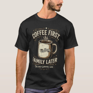 Rolig kaffetröja för kaffefanatiker. t shirt