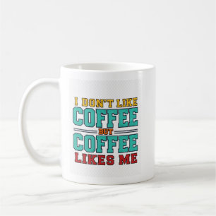 Rolig kaffetypografi Design  Kaffemugg