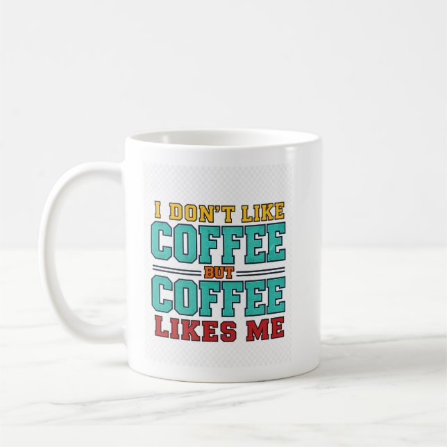 Rolig kaffetypografi Design  Kaffemugg (Vänster)