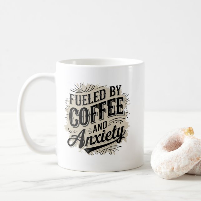Rolig kaffeverbatimkonst sarkasm  kaffemugg (Med munk)