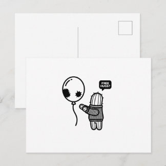 Rolig kaktus gratis kram Sarcastic vykort