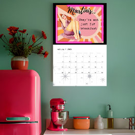 Rolig kalender för henne present Bästa vän PinUp-f