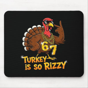 Rolig kalkon är så Rizzy Thanksgiving Meme 67 Musmatta