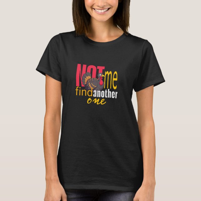Rolig kalkon Graphic Tee (Framsida)