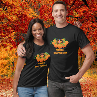 Rolig kalkon på Thanksgiving T Shirt