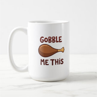 Rolig kalkonpresent till Thanksgiving Kaffemugg