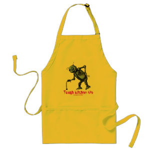 Rolig kall gammal design för kökrobotförkläde förkläde