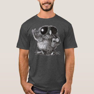 Rolig kall uggla t shirt