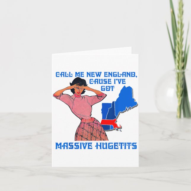 Rolig Kallade Mig New England Eftersom Jag Har Miv Kort (Framsida)