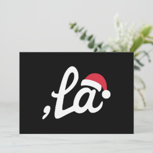 Rolig Kamala Harris 2024 Kommatecken La jul Julkort