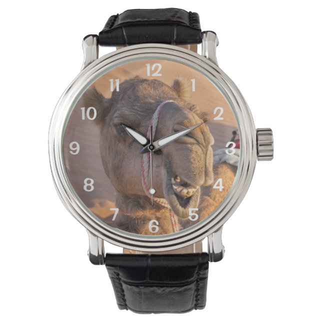 Rolig Kamel Armbandsur (Framsida)