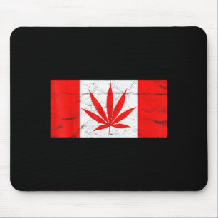 Rolig Kanada & Weed Leaf! Kanadas Nya Flagga J Musmatta