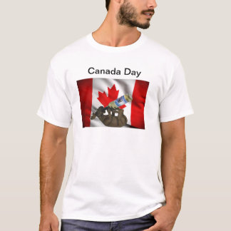 Rolig Kanada dagT-tröja T Shirt