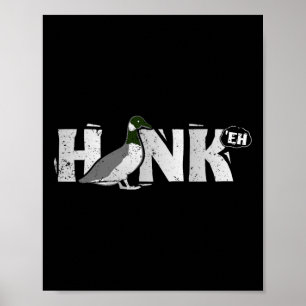Rolig kanadensisk gås Gäss tutar Nord fågel jakt Poster