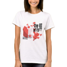 Rolig kanadensisk stolthet T-shirt. Kanada Kart Pr