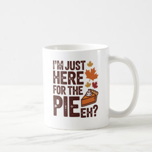 Rolig kanadensisk Thanksgiving Paj 'Eh' Retro Höst Kaffemugg