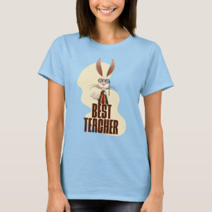 Rolig kanin Bästa läraren T Shirt